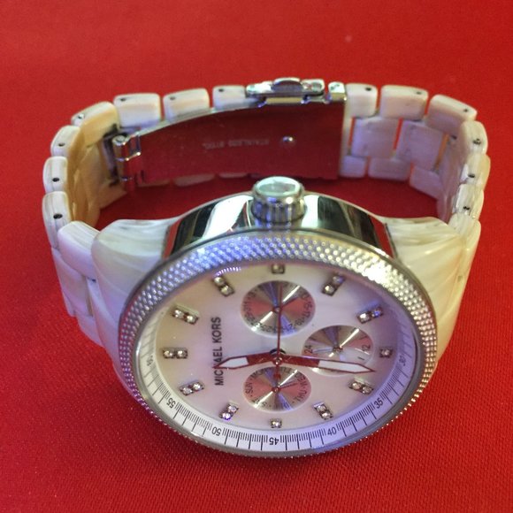 Michael Kors Women's Ritz Alabaster Watch - Picture 2 of 4